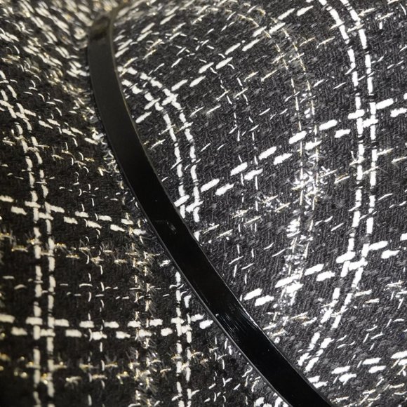 Tweed Black Fedora Hat main image 5